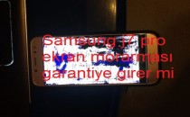 Samsung j7 pro ekran morarması garantiye girer mi