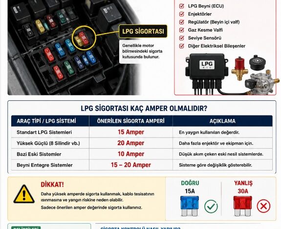 LPG Sigortası kaç amper olmalıdır
