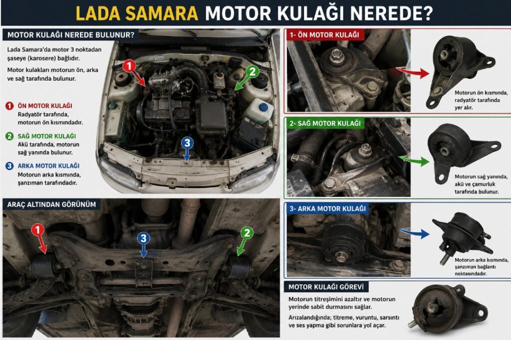 lada samara motor kulağı nerede
