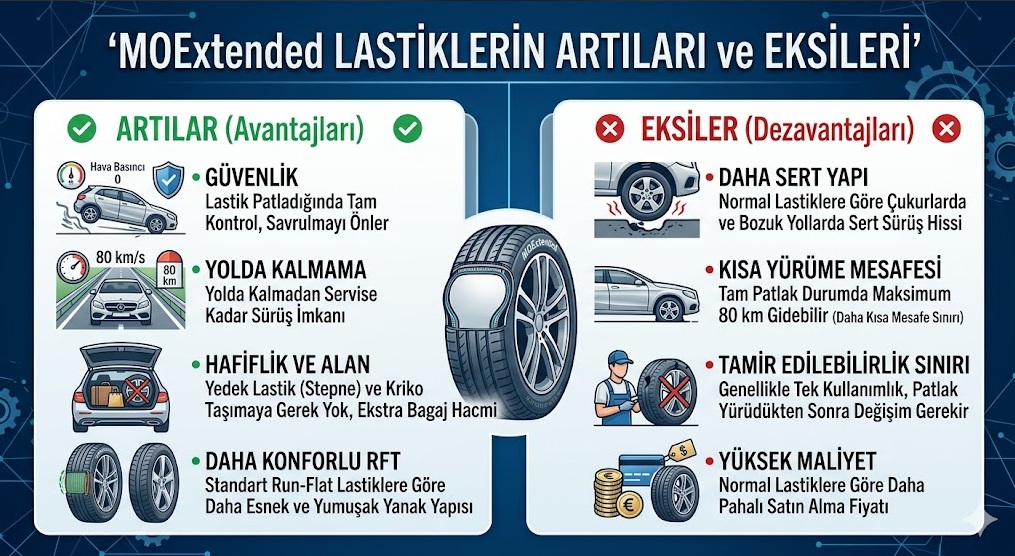 moextended lastiklerin artıları ve eksileri