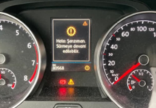 Hata şanzıman sürmeye devam edilebilir ne demek ?