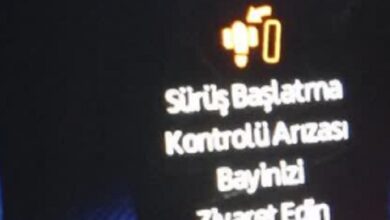 Sürüş Başlatma Kontrolü Arızası