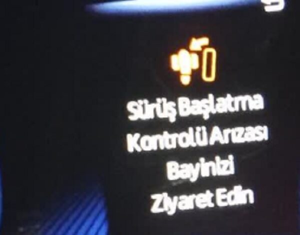 Sürüş Başlatma Kontrolü Arızası