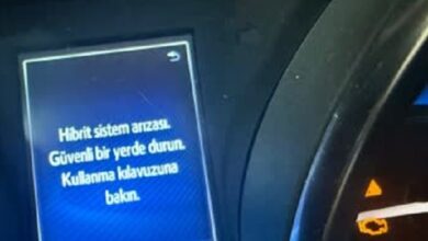 Toyota hibrit sistem arızası