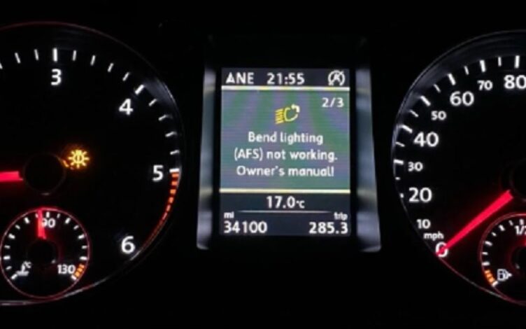 Golf 7 viraj farı AFS hatası