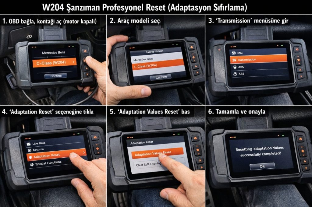 OBD Cihazı ile PROFESYONEL Reset