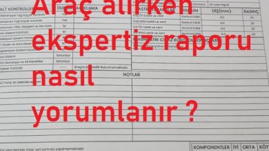 Araç alırken ekspertiz raporu nasıl yorumlanır