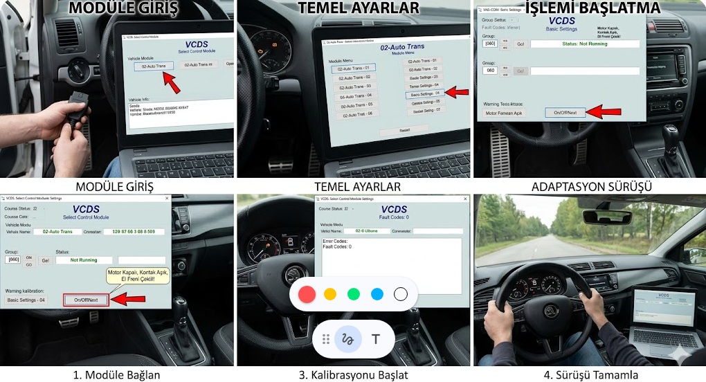 skoda dsg resetleme