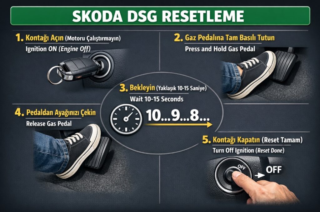 skoda dsg resetleme