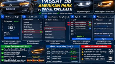 OBDeleven ile Passat B8 Amerikan Park ve sinyal kodlaması nasıl yapılır