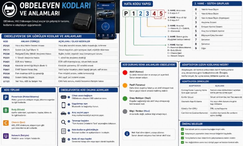 obd eleven kodları